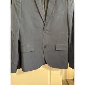 H&M/Egara Sport Coat Men Slim Fit Blue/Blue Single Breast Single Lot‎ 2 See Pic